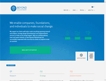 Tablet Screenshot of beyondphilanthropy.eu